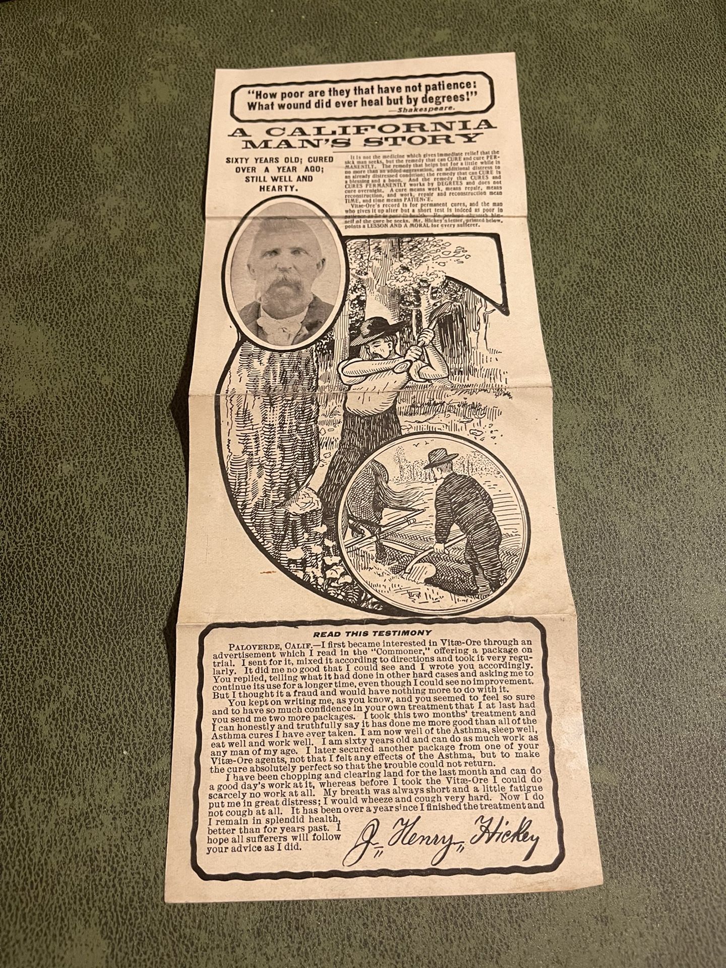 Cool Vintage Medicine Ad