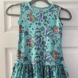 Beautiful Little Mermaid Dress for Girls Size Small (6) 🧜‍♀️🩵✨