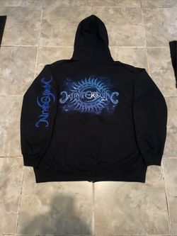 VTG Y2K Wintersun Dragon Full-Zip Hoodie SZ XL Heavy Metal Band Rock Punk