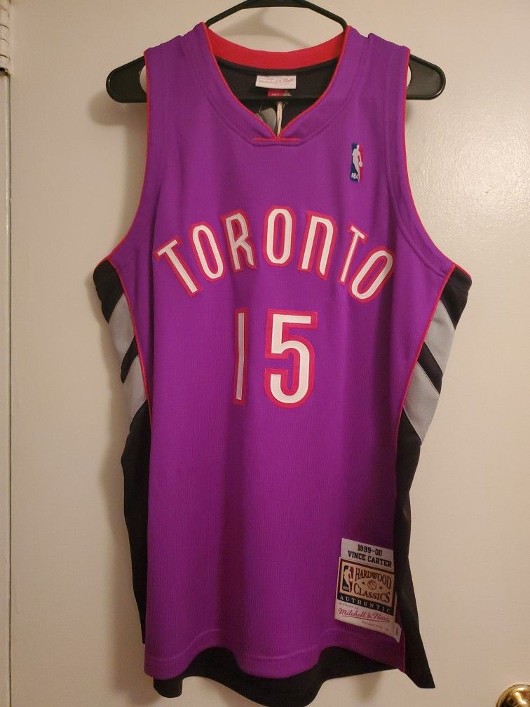 Mitchell & Ness Vince Carter Toronto Raptors 99 2000 Road Authentic Jersey L 44 NWT