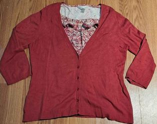 2-in-1 Cardigan Top Sweater