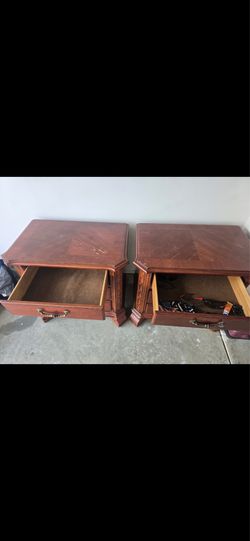 Wooden night stands