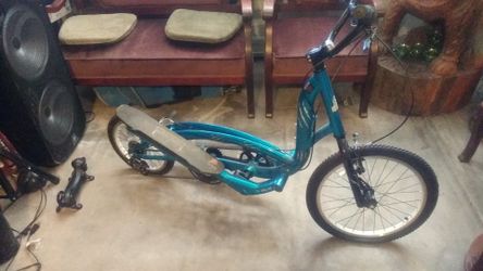 This is a very unique exercise bike it's worth over eight hundred bucks