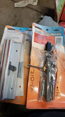 Patio door handles