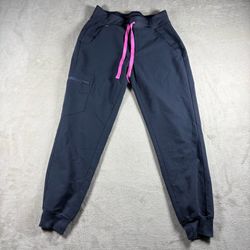 Figs Pants Scrubs Women’s Size XS Petite Blue Joggers Technical Collection #3F