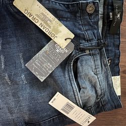 Jordan Craig Blue  Washed Jeans 38 Waist 30 Length