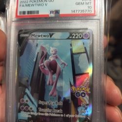 Mewtwo V Pokemon Go PSA 10 