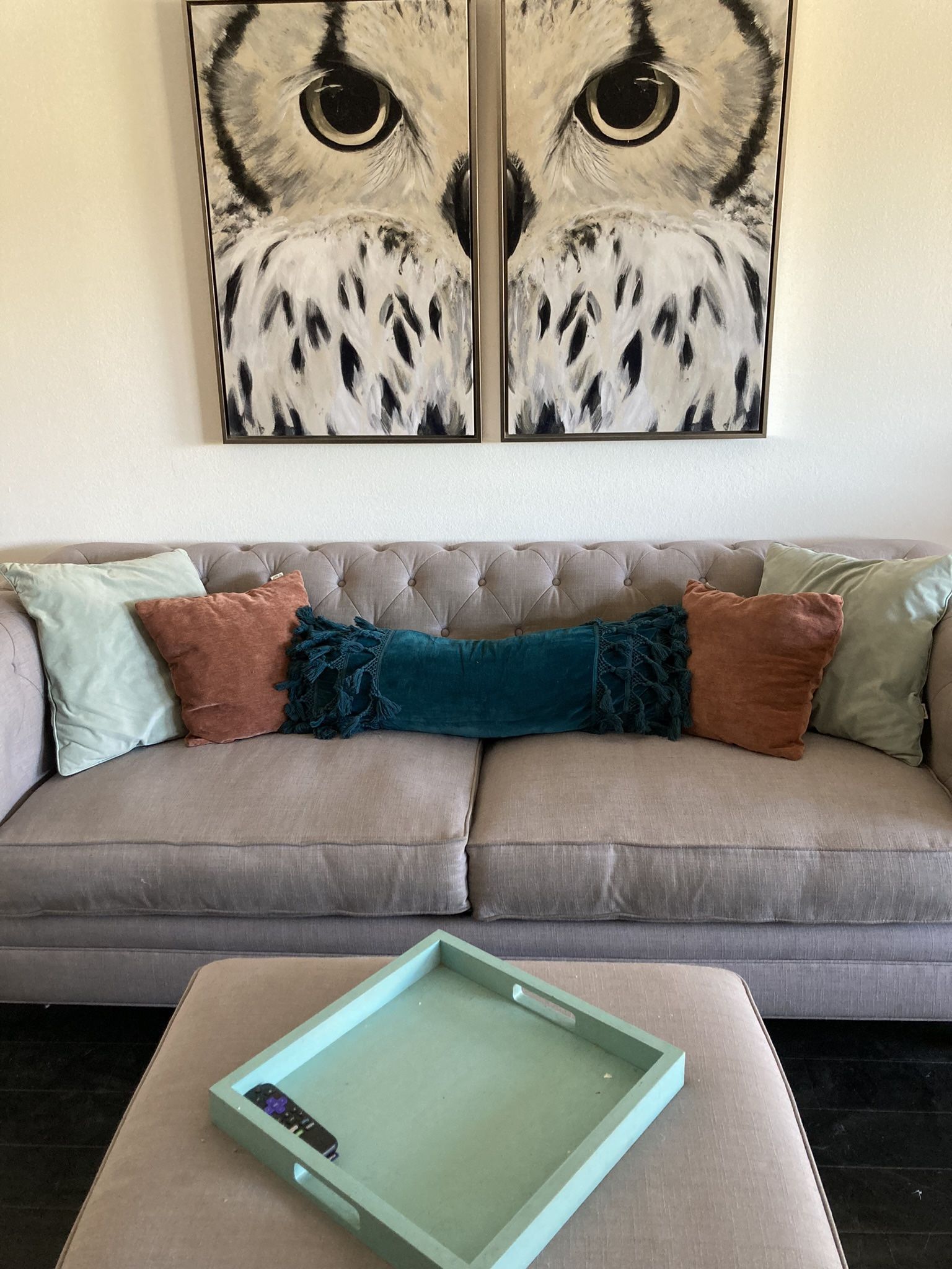 Couch and Ottoman 