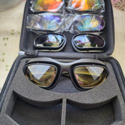 Sun Glasses With Multiple Lenses 