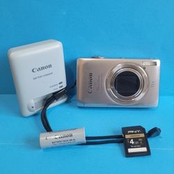 Canon PowerShot ELPH 510 HS 16.0MP Digital Camera Silver f/3.4-5.9 12x Zoom Lens
