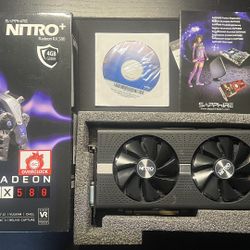 SAPPHIRE NITRO+ RADEON RX 580 4GB GDDR5 GRAPHICS CARD AMD GPU