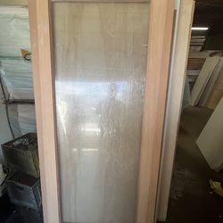 🚪🌲 Douglas Fir One-Light Clear Glass Commercial Exterior Door 🌲🚪