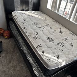 Twin Size Bed With Mattress Included 