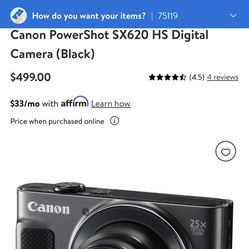 Canon Power shot Sx620 Hs