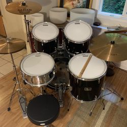 Pearl Forum Series Drum Set, Cymbals