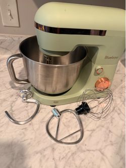 Bluebow Stand Mixer - Sage Green & Rose Gold - Like New!