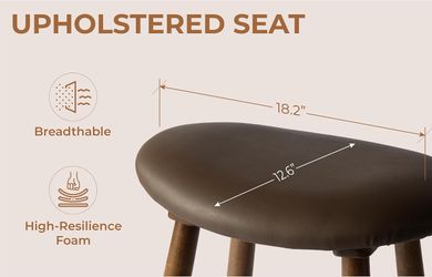 4Cousion leather Barstools