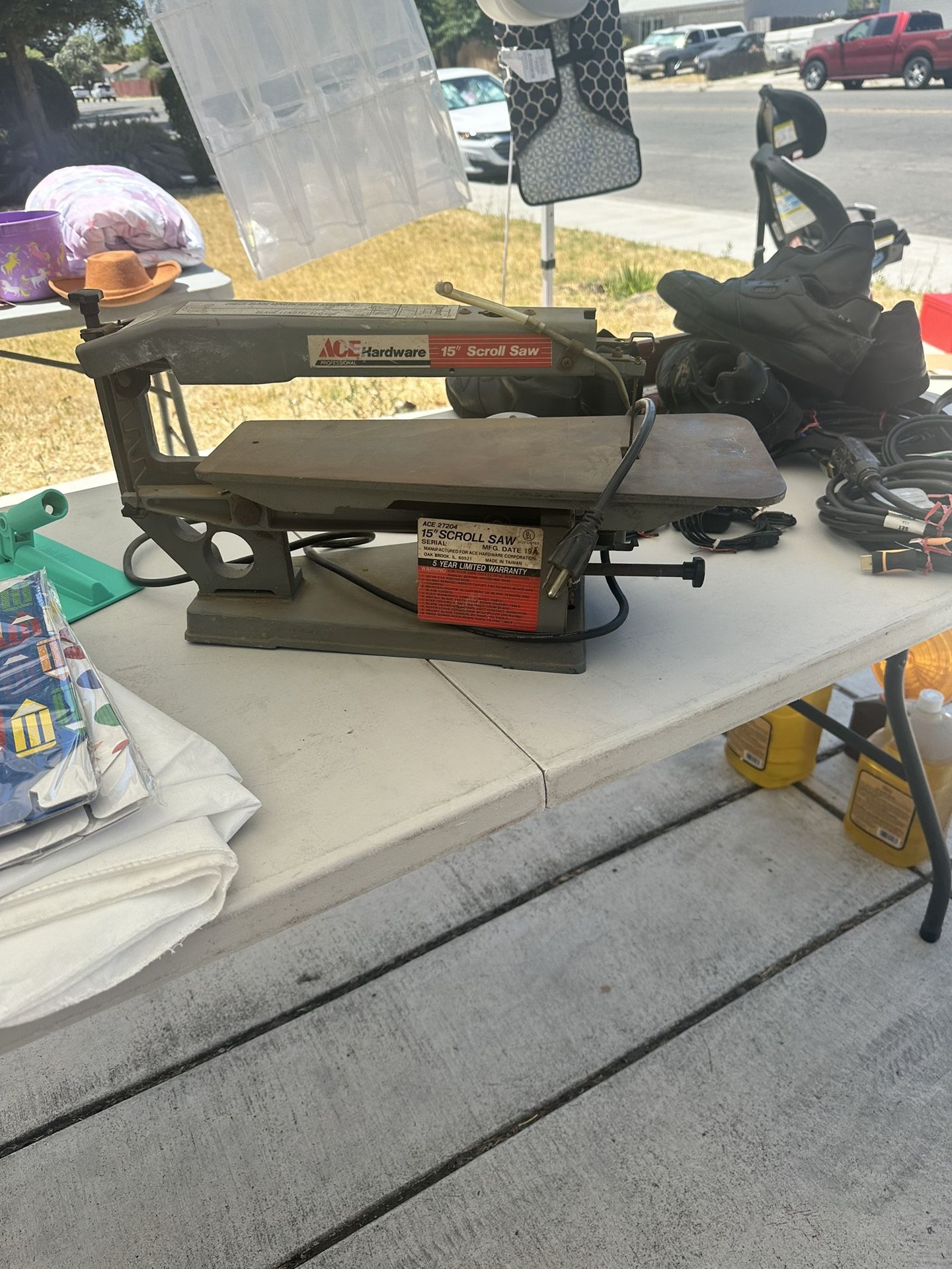Ace 27204 15 Bench Scroll Saw for Sale in Los Banos CA OfferUp