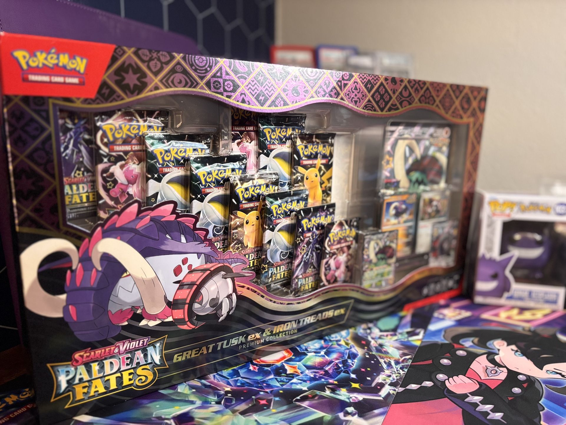 Paldean Fates Great Tusk Iron Threads ex Premium Collection