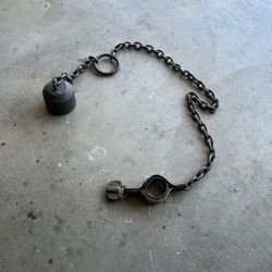 Antique ball and chain