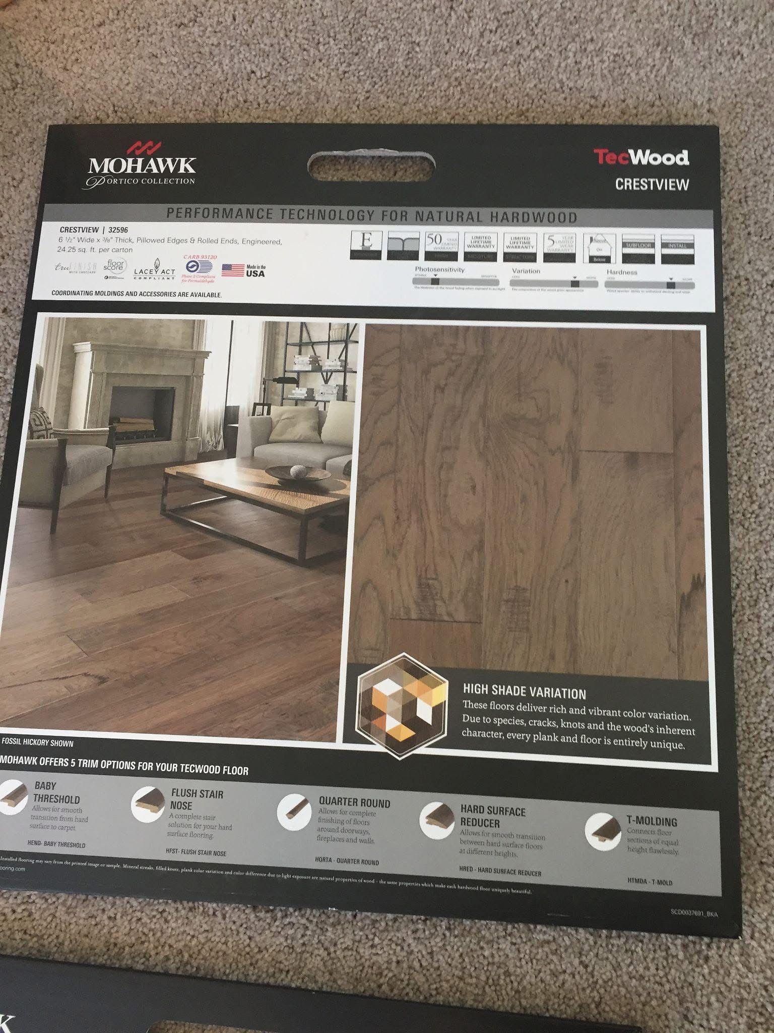 Crestwood Engineered Hardwood Flooring By Mohawk