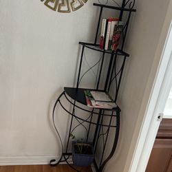 Black corner shelf 
