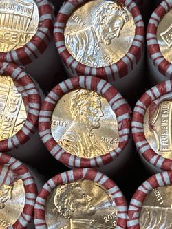 $25 Bank Box 2024D Pennies Uncirculated BU OBW (Original Bank Wrap) (50) Rolls