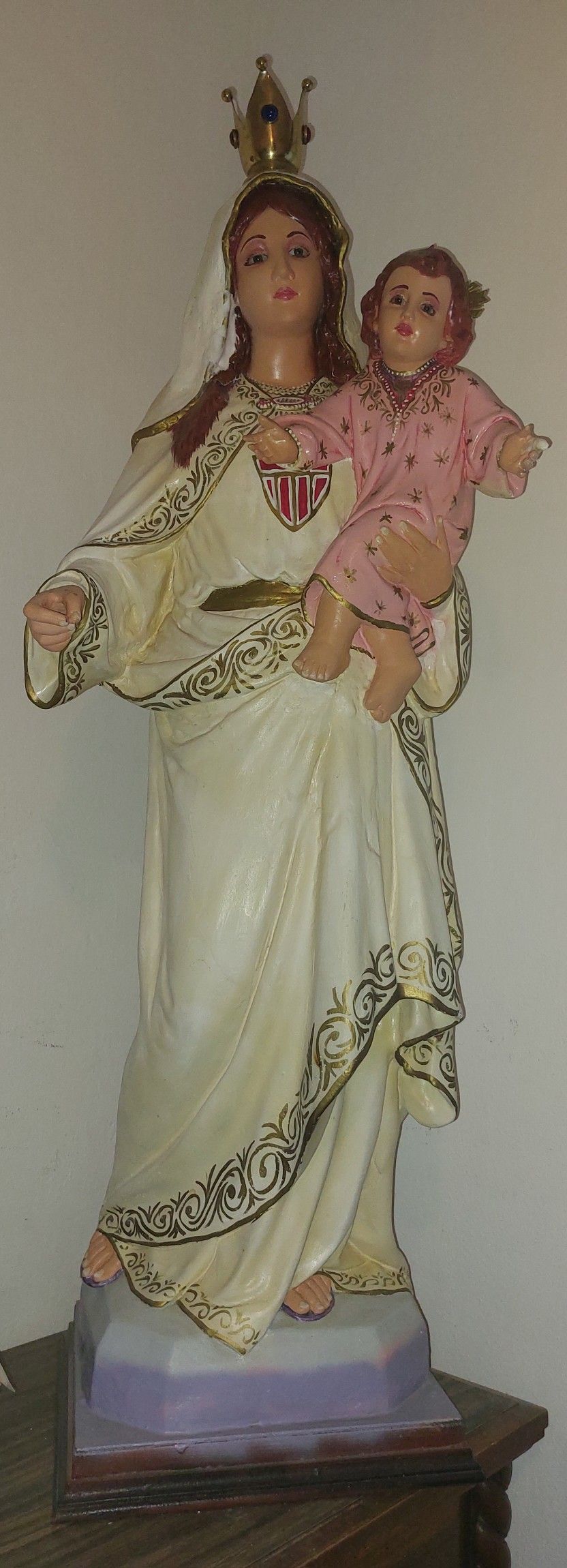 Mary Help Christians Maria Auxiliadora Statue. Make An Offer