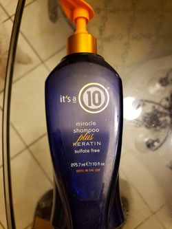 ITS A 10 SHAMPOO KERATIN PLUS. 10oz