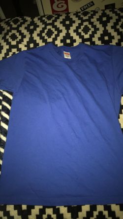 Plain blue supreme tee