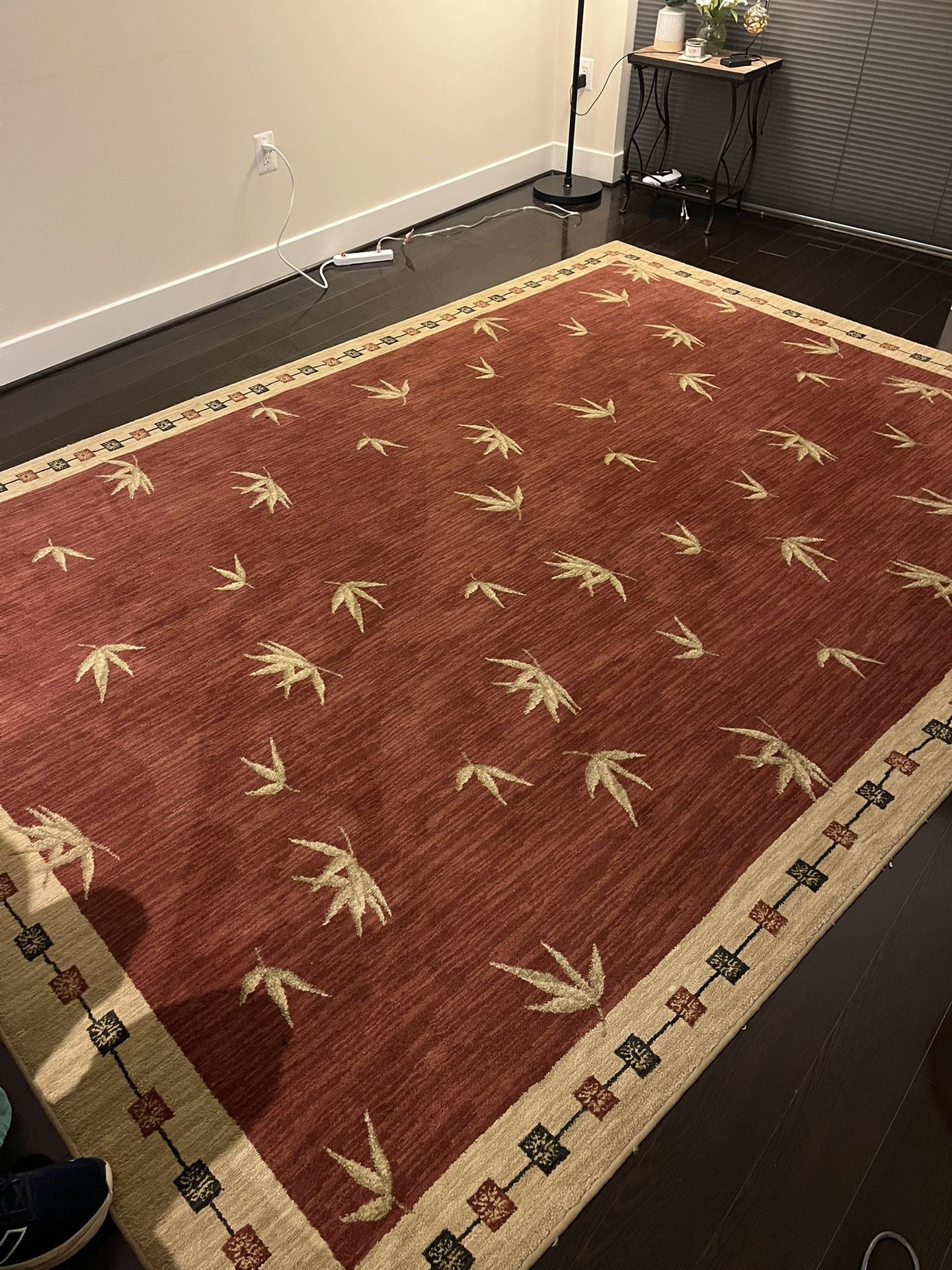 Red Leaf Rug