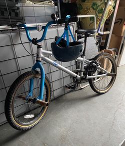 Bmx Bike Bicycle With Peg Stands And helmet
