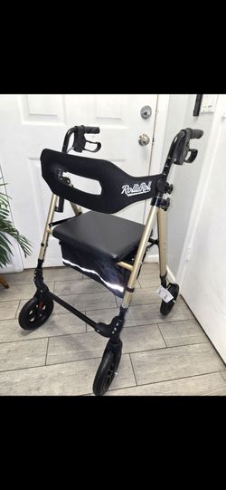 RollisRoll Walker Lightweight Foldable Rollator Walker