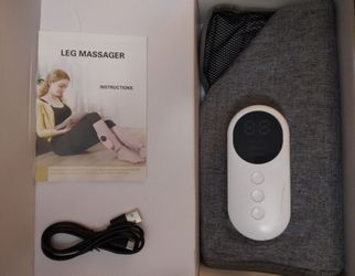New air compression leg massager - 1 ct.