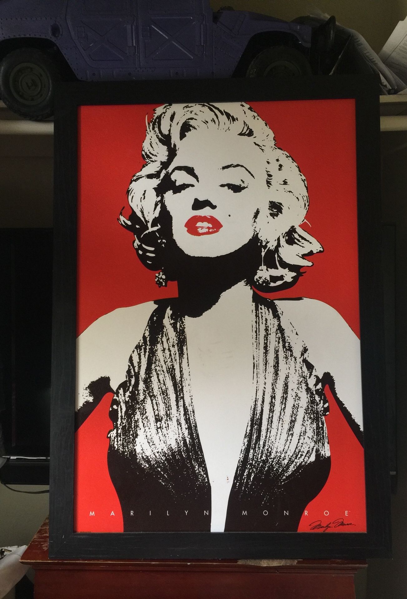 Framed Marilyn Monroe wall art