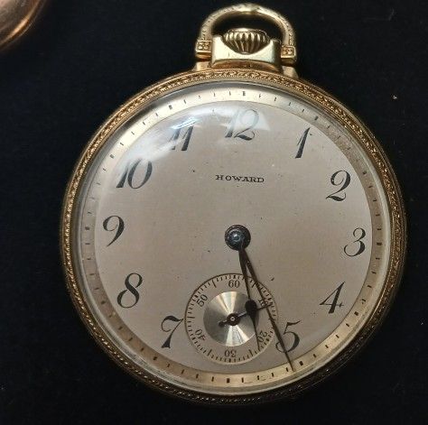 Antique Howard Pocket Watch 14kt Gold Filled 