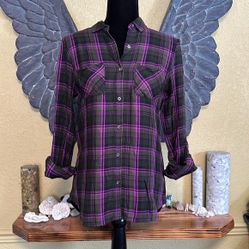 RW&CO Plaid Button Down Shirt