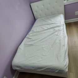Twin Bed Frame & Mattress 
