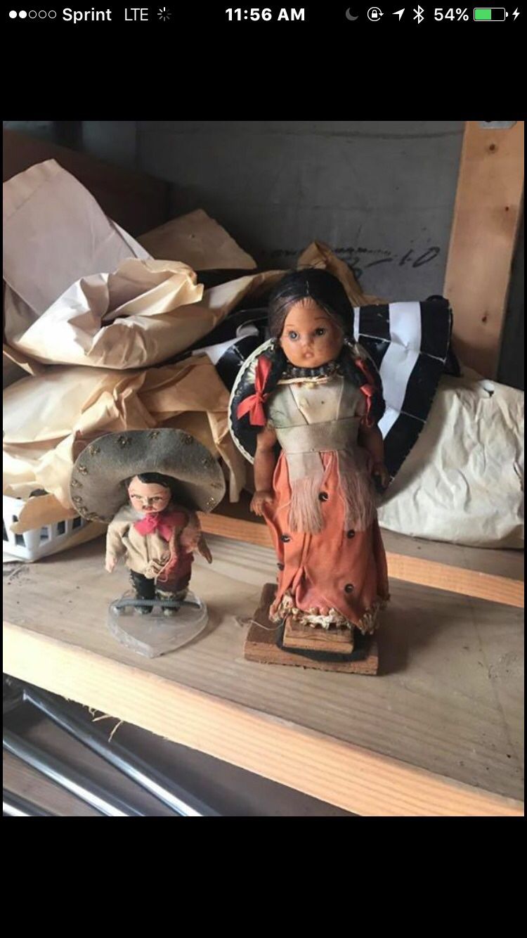 Mexican dolls - antique