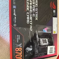 ROG STRIX X870E-E Gaming WiFi R2/usbc card Motherboard AMD AM5 Ryzen