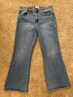 RSQ Womens High Rise Flate Jeans Size 32