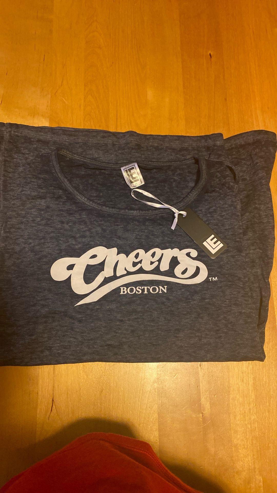 Women’s “Cheers” Boston S/S Tshirt Size Xl Navy Brand New W/ Tags