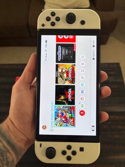 Nintendo Switch with 6 Games and Case