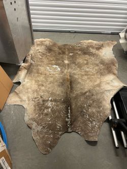 Cowhide rug made in Brazil
