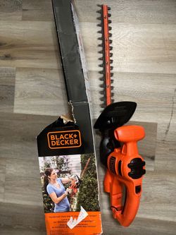 Black+decker 17in hedge trimmer
