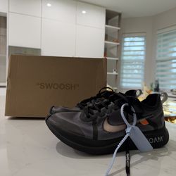 Nike off white zoom fly size 9