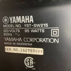Yamaha Subwoofer