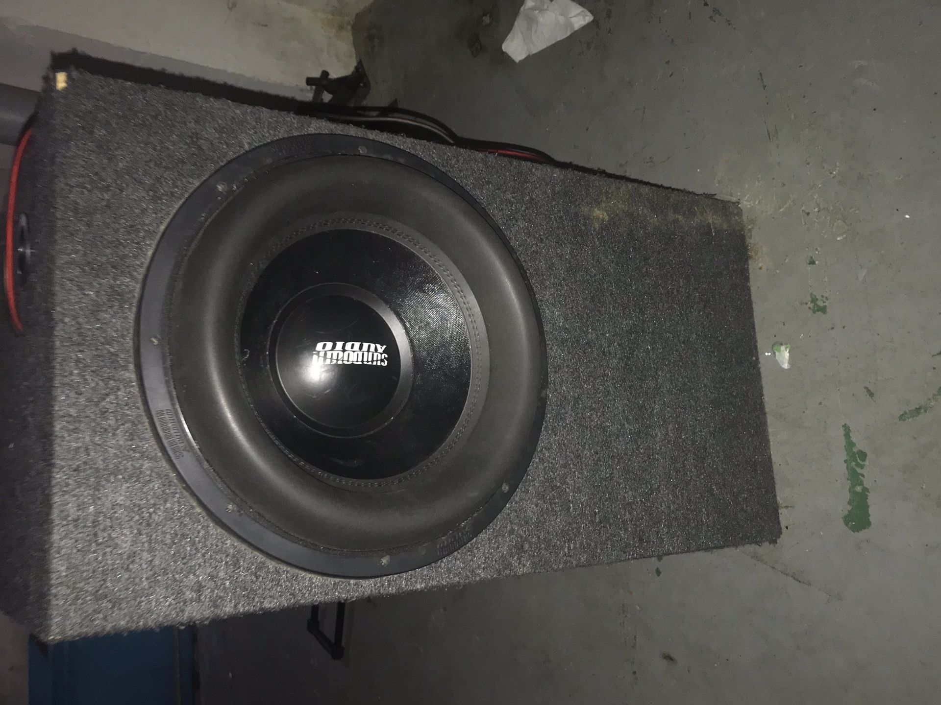 Sun audio 15” speaker with box