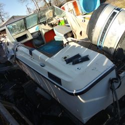 This Is 1974 Starncraft 16 Ft. Walk Thru. With 115 Mercury Outboard Motor.