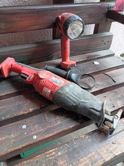 Sawzall and work light